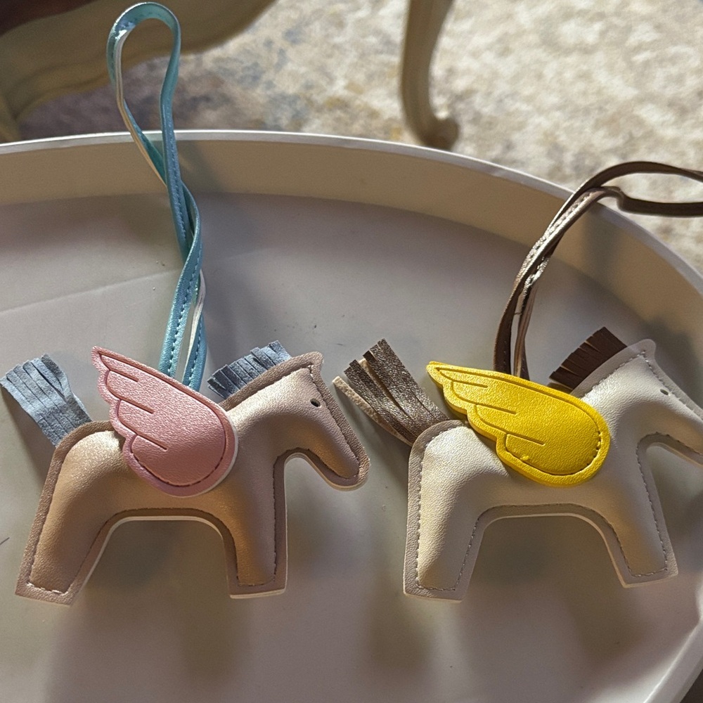 Pair of Inspired Pegasus purse Charm